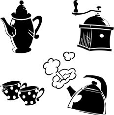 crockery for coffee