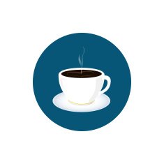 Cup of tea icon cup coffee vector illustration