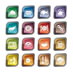 Food And Drinks Icons N7