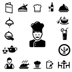 Restaurant icons N9