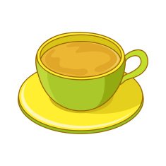 vector cup of tea illustration N2