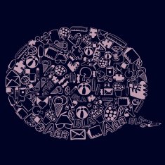 Speech Bubble Vector Illustration N4