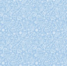 Tea party pattern background