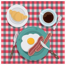 Breakfast table design free image download