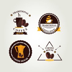 Coffee badge label icon menu N3