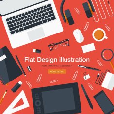 Workspace for graphic designer N9