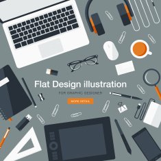 Workspace for graphic designer N10
