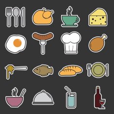 Food Icons set N16