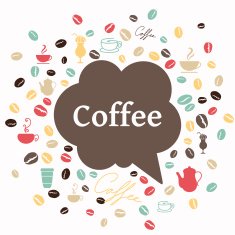 vector coffee background N19