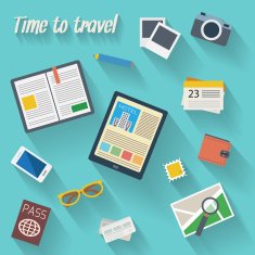 Travelers workspace flat set