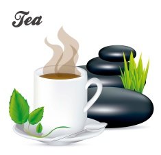 Steaming tea