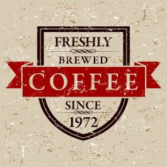 Vintage Coffee Label N89