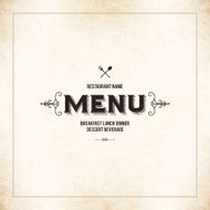 Restaurant menu design N56