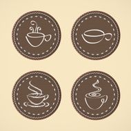Cups for coffee tea