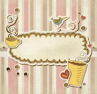 Cute coffee frame N2