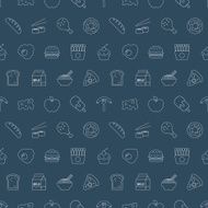 food line icon pattern set N7