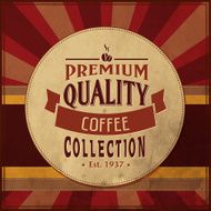 Vintage Coffee Label N92