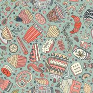 Dessert seamless pattern N9