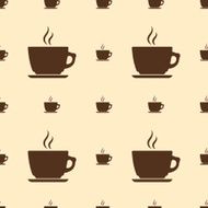 Seamless pattern with coffee cup N7