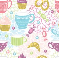 Sweets seamless pattern N3
