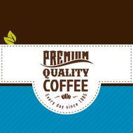 Vector coffee label N13