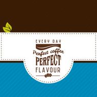 Vector coffee label N14