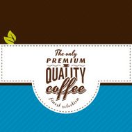 Vector coffee label N16