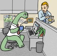 Dinosaur at Work
