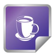 Cup or Mug sticker icon