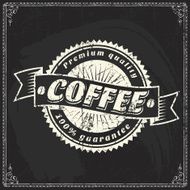 Vintage Coffee Label N100
