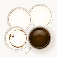 Coffee with coaster paper N2