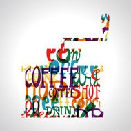 Multicolored coffee mill