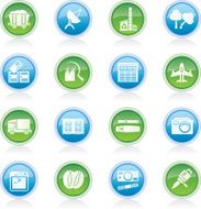 Business and industry icons N3