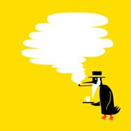 penguin note copy space