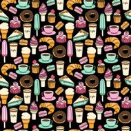 Vintage bakery background N4