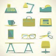 Office Object Icon Vector Illustration