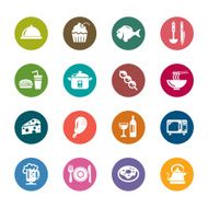 Food and Drinks Color Icons N3