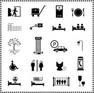 set of Hotel icons