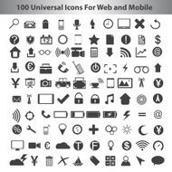 Universal Icons For Web and Mobile vector illustrations EPS10