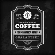 Chalkboard Coffee Label N5