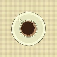 vector illustration-cup of coffee N2