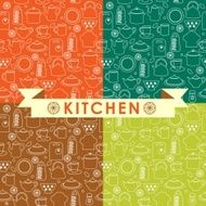 Seamless kitchen background N6