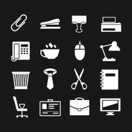 Set icons of office