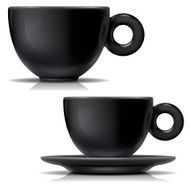 Black Coffee Cups