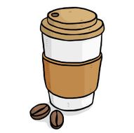 Coffee Cup and Beans N5