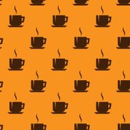 Seamless background with coffee cups N3