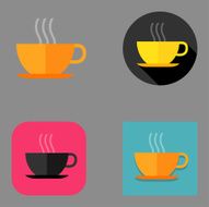 Flat Coffee Mug icons
