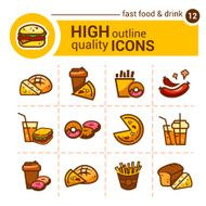 Fast Food Icons N19