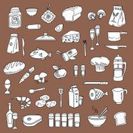 Kitchen food set