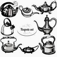 set of teapots N3